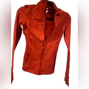 NWT Lululemon define jacket luon PERSIAN RED Size 2